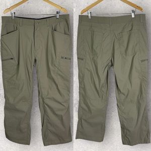BC Clothing Expedition Mens‎ Hiking Pants Size 38 x 32 Khaki Cargo Pockets Pants